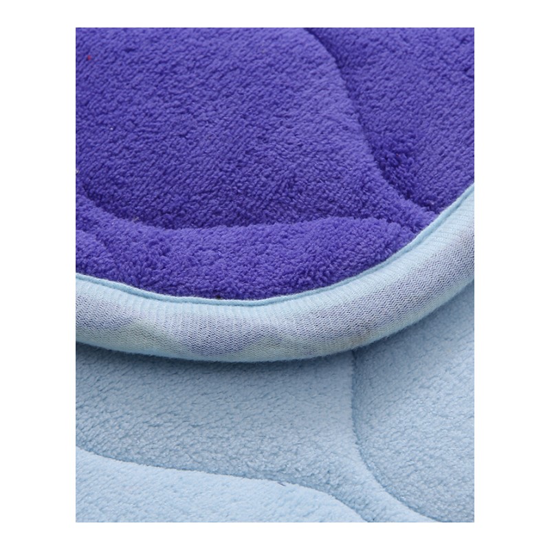 幼儿园午睡褥子珊瑚绒儿童褥子床垫子小孩纯棉床垫褥子被可水洗天蓝色针织棉布碎花68cm乘125cm