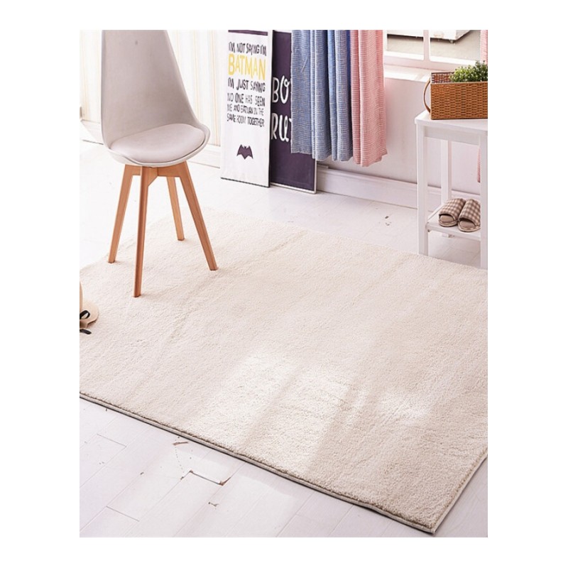 北欧纯色地毯客厅茶几卧室地毯书房床头厨房地毯吸水防滑家用地毯