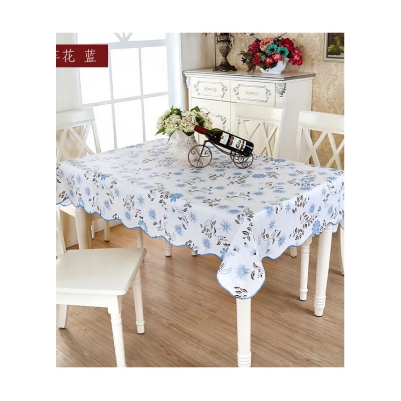 桌布防水防油PVC防烫桌布餐桌布茶几布长方形正方形圆桌