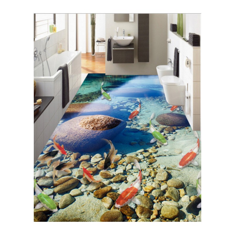 创新3D地毯客厅沙茶几地毯卧室床边毯儿童地毯厨房浴室地垫垫灰色旋涡石头