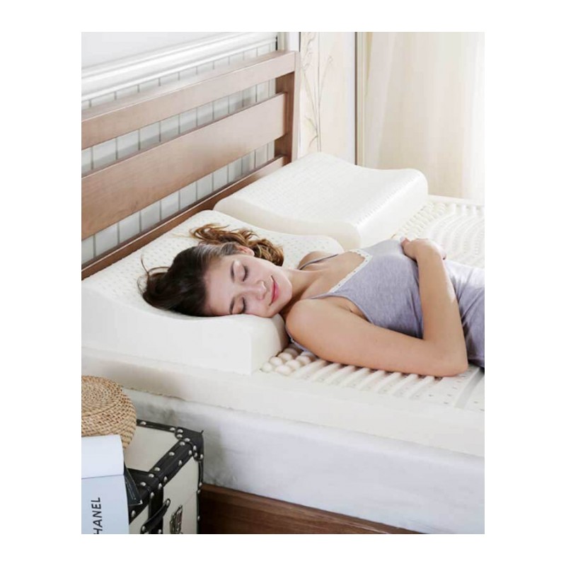 乳胶枕头泰国天然护颈枕颈椎枕头记忆枕头软睡眠枕单人高低男女 全新工艺