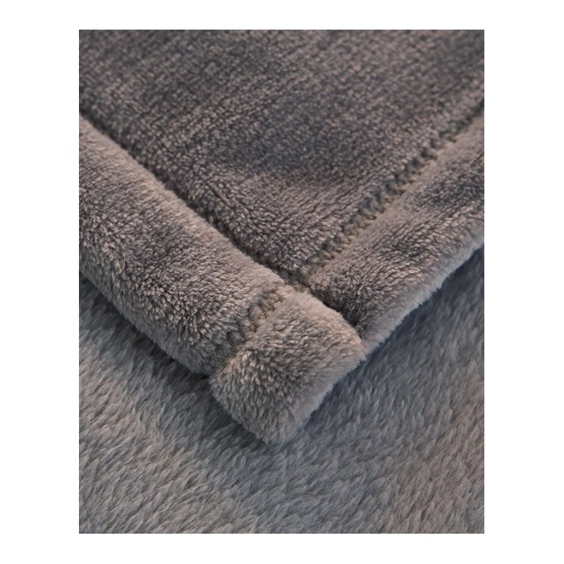 纯色空毯毛毯加厚珊瑚绒毯子单人床宿舍1绒2米1.8m加绒床单