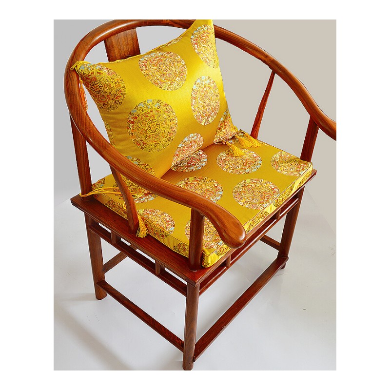 中式椅垫沙坐垫餐椅垫皇宫椅太师椅靠背实木圈椅椅子凳子垫