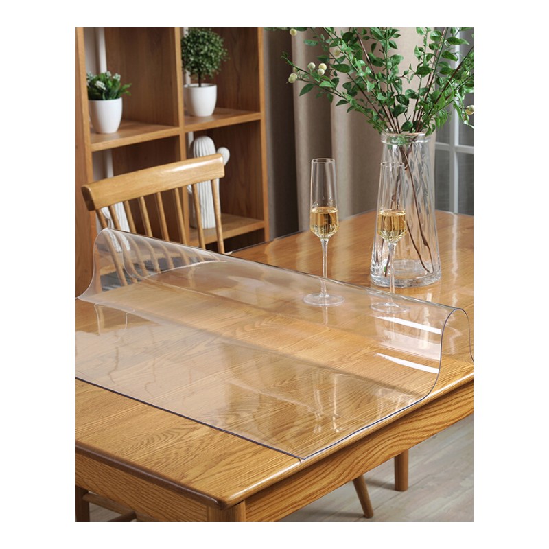 透明水晶板软玻璃垫塑料茶几餐桌桌布胶垫防水防油防烫免洗长方形