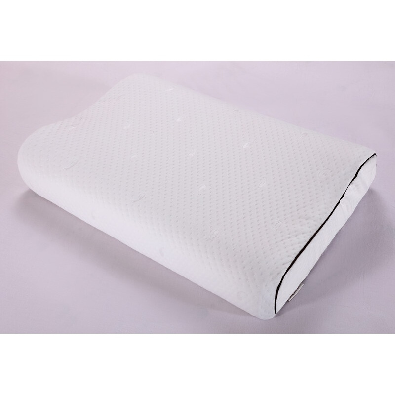 泰国进口原料天然乳胶枕头枕颈椎枕止鼾护颈枕助睡眠枕芯 白色