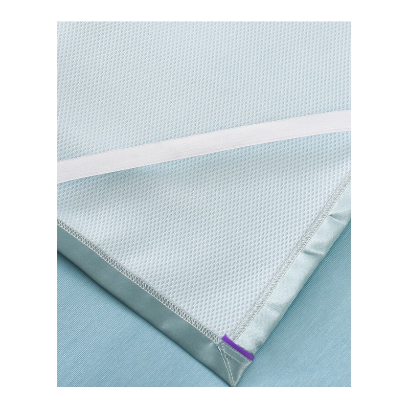 夏季可折叠纯色凉席1.8m床1.5米冰丝席三件套单人小清新双人席子