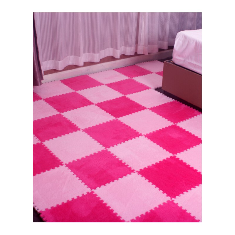 儿童拼图地毯卧室满铺房间床边毛毯可手洗客厅茶几毯拼接泡沫地垫