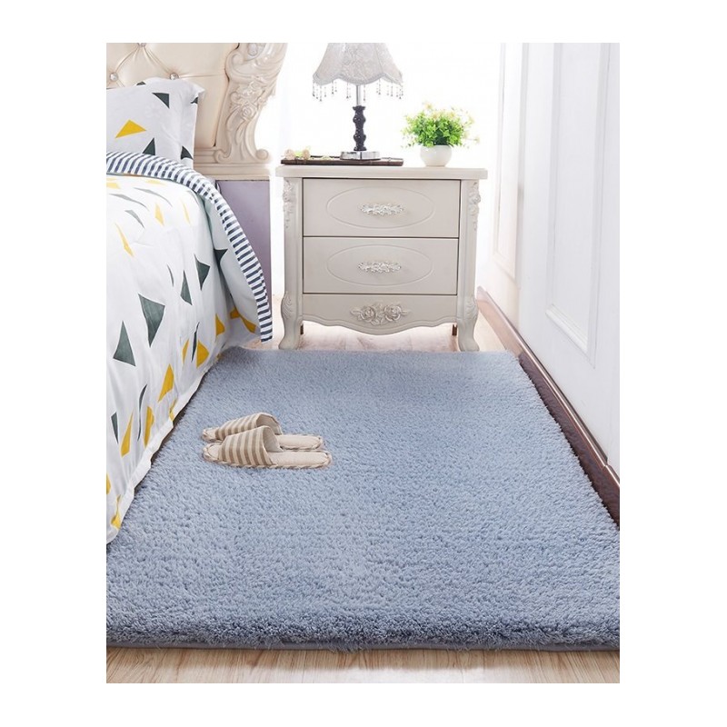 北欧加厚羊羔绒地毯客厅茶几卧室床边床前毛毯满铺长方形可爱定制