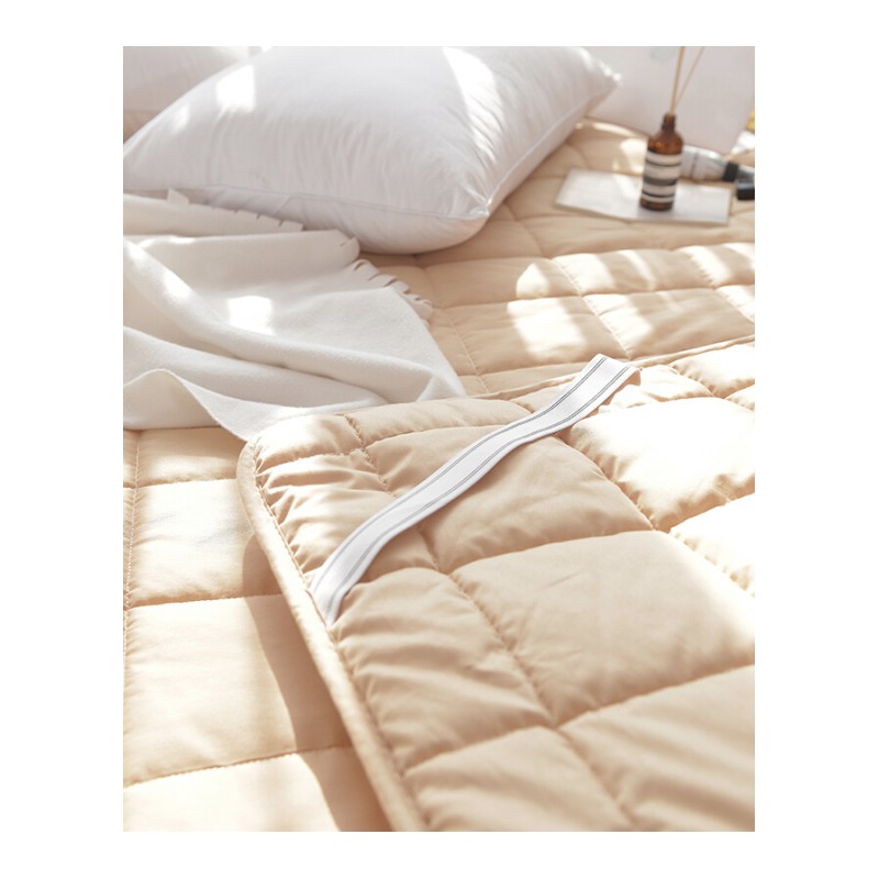 纯棉褥子床护垫薄单双人棕垫全棉防滑床褥保护罩1.5米1.8m