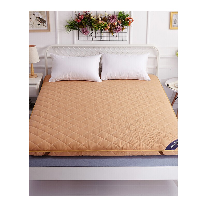 加厚床垫1.5m床1.8m双人折叠超软床褥子海绵垫背打地铺睡垫