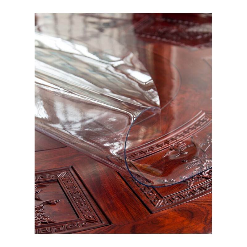 软玻璃圆桌PVC圆桌布防水透明桌垫胶垫餐桌布隔热台布水晶板