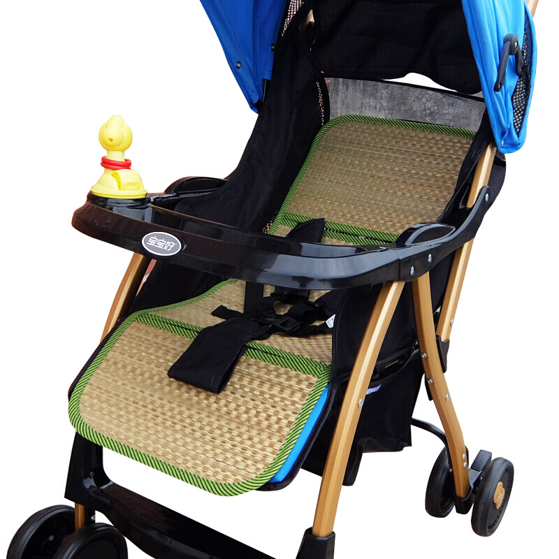 婴儿童宝宝手推车通用凉席垫子婴儿车凉席宝宝好推车凉席席夏季蔺席小号尺寸70*30其它