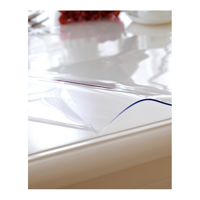 骆易家E1环保透明软质玻璃餐桌布PVC桌布防水防油防烫隔热免洗透明2.0mm