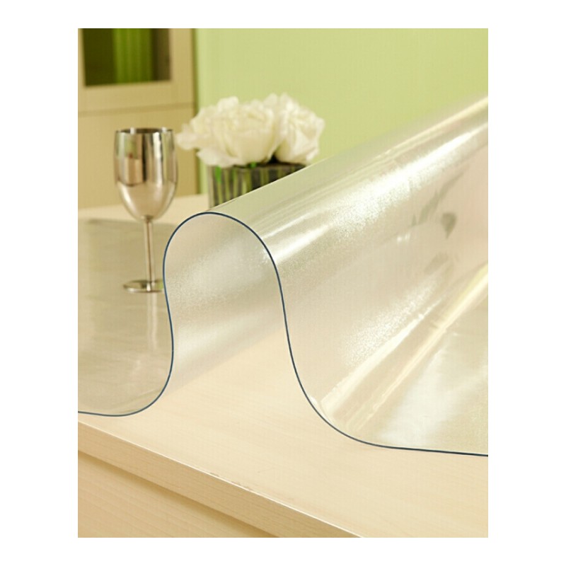 PVC桌布软质玻璃磨砂半透明台布餐桌布防水桌垫水晶板茶几垫定做