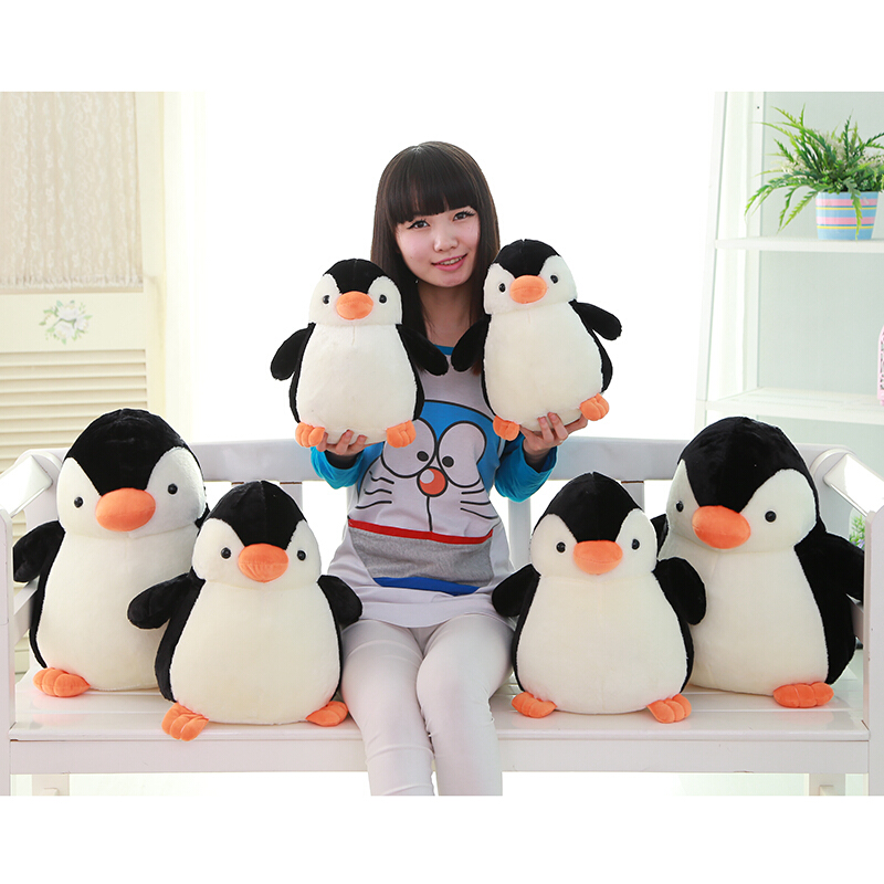 可爱呆萌企鹅毛绒玩具QQ公仔抱枕玩偶布娃娃创意生日女生儿童企鹅