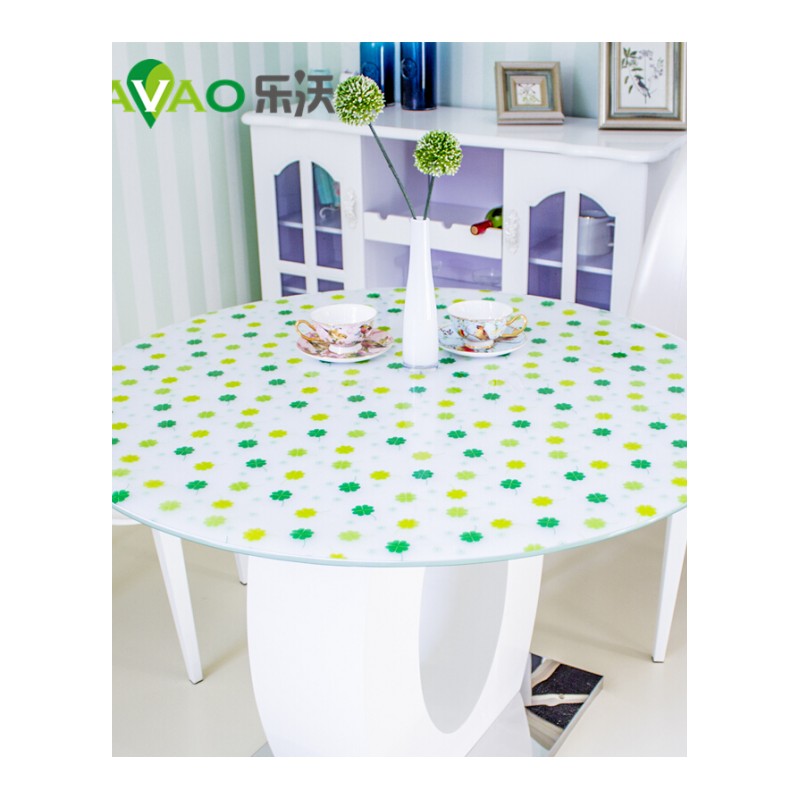 圆桌桌布防水防油免洗圆形pvc餐桌垫茶几垫台布塑料软玻璃水晶板