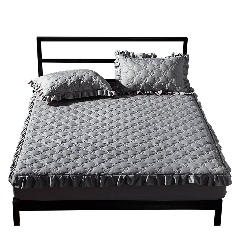 床套加厚夹棉床笠单件床罩1.8m床垫套床垫罩防尘罩席梦丝保护套