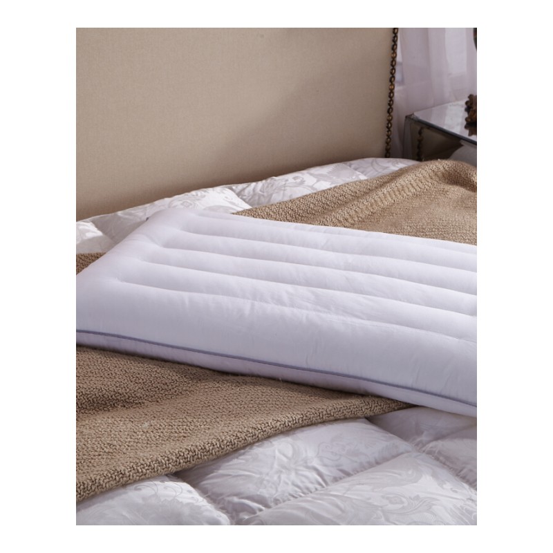 五星级酒店枕头一个棉单人枕芯超柔软羽丝绒枕头纤维枕