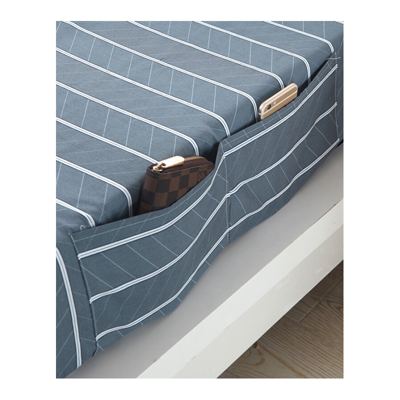 床罩床笠单件棉棉1.8m床垫罩保护套1.8米2米席梦丝防尘罩1.5m