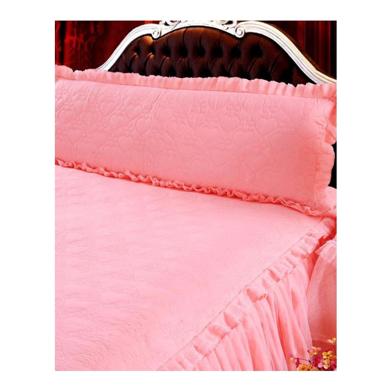 蕾丝花边夹棉加厚双人长枕套1.2/1.5/1.8米婚庆单人双人枕头芯套