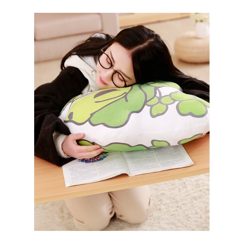 旅行青蛙周边抱枕旅游青蛙玩偶办公室午睡枕靠垫毛绒玩具公仔崽崽