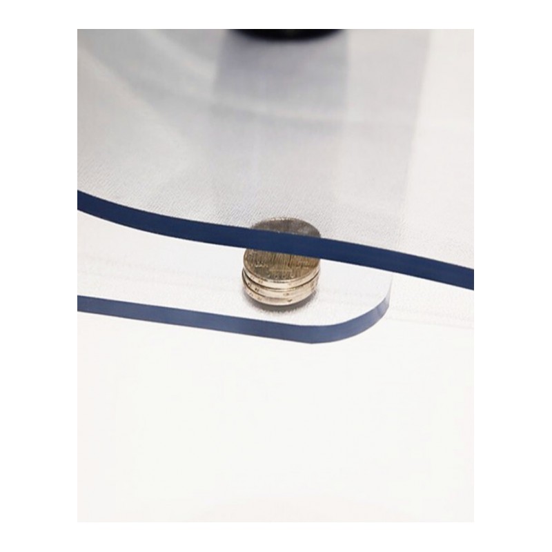 软玻璃透明加厚5mm餐桌垫磨砂防烫防水pvc圆桌布塑料水晶板茶几垫