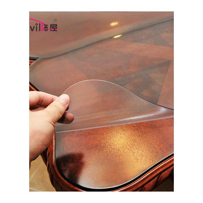 PVC桌布软玻璃磨砂透明餐桌布防水防烫防油免洗桌垫水晶板茶几垫