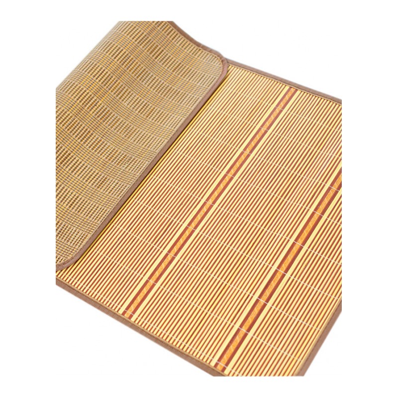 凉席1.8m床竹席宿舍学生碳化1.5米席子夏季双面折叠单双人1.2m