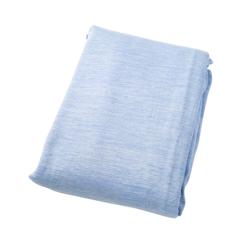 日本NITORI尼达利 超冷感毛巾被 单双人毯子办公室午睡毯空盖毯 140*190cm 蓝色