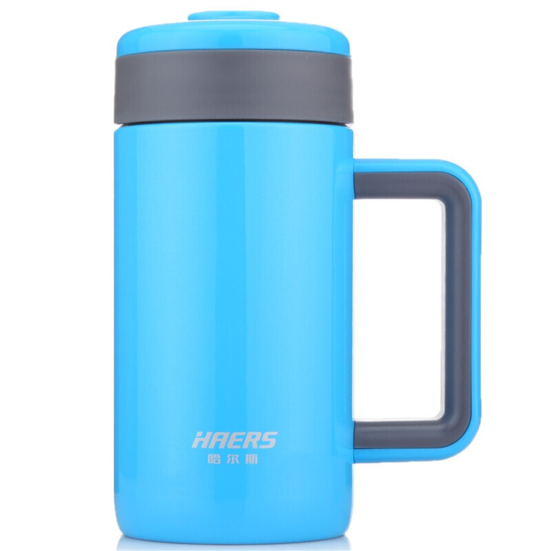 哈尔斯(HAERS)办公保温杯380ml陶瓷内胆健康泡茶水杯子