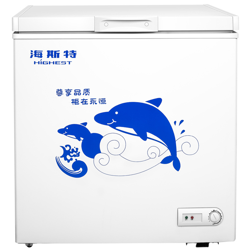 HIGHEST/海斯特 BC/BD-165 165升家用小型冰柜商用卧式节能冷藏冷冻柜