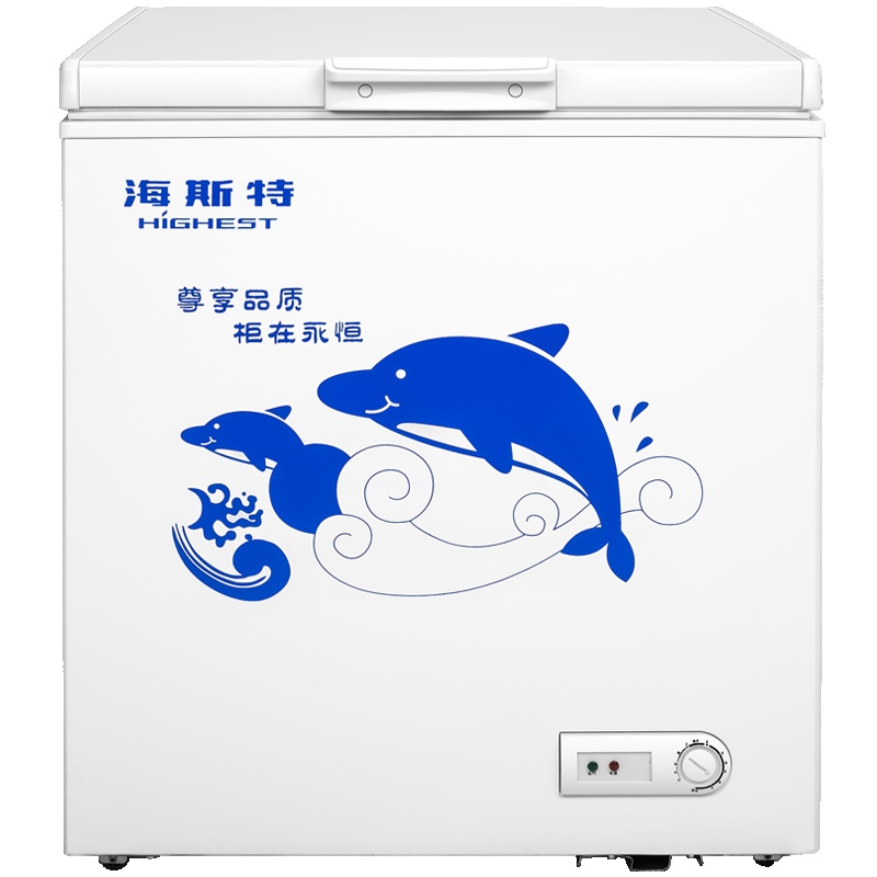 HIGHEST/海斯特 BC/BD-195 195升家用大容量冰柜商用卧式冷藏冷冻柜