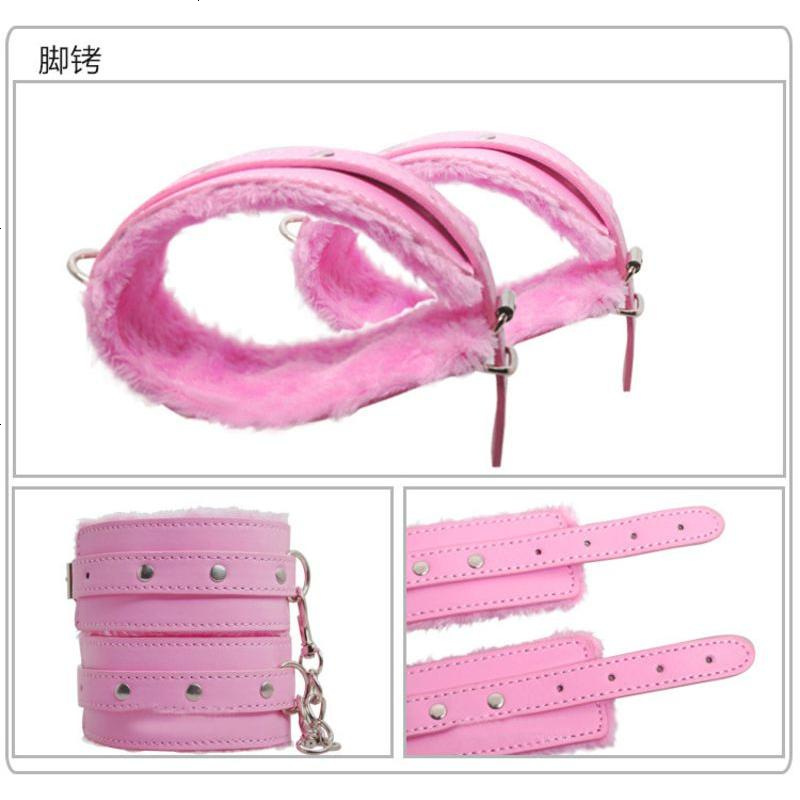 毛绒粉色10件套装夫妻性游戏情趣用品另类玩具黑色十件成人sm捆绑