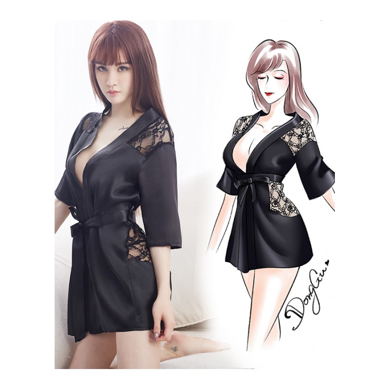 情趣内衣服挑逗制服骚透视激情套装夜火血滴子三点开裆式用品
