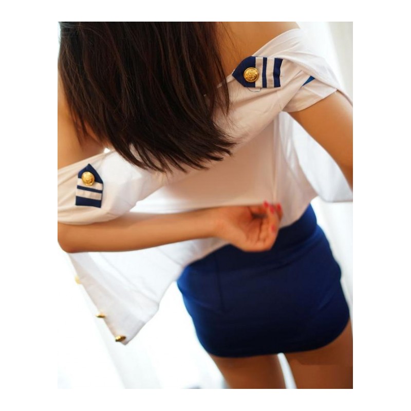 情趣内衣空姐紧身透视装sm女开档激情套装小胸制服包臀学生护士服