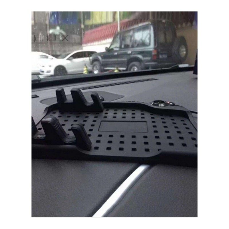 适用于多功能磁吸性硅胶防滑垫导航垫车载手机汽车支架汽车改装专用配件汽车用品