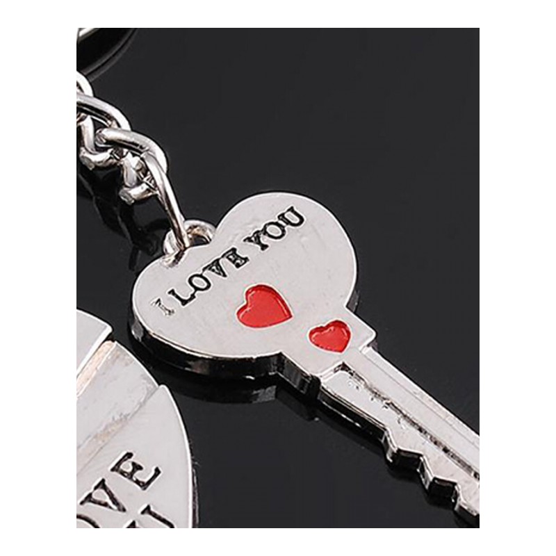 适用于情侣金属钥匙扣暗恋你 汽车钥匙挂件 小礼品 一对