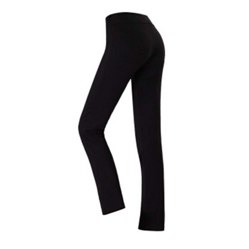 健身瑜伽服长裤速干透气跑步运动裤女新款 黑色长裤