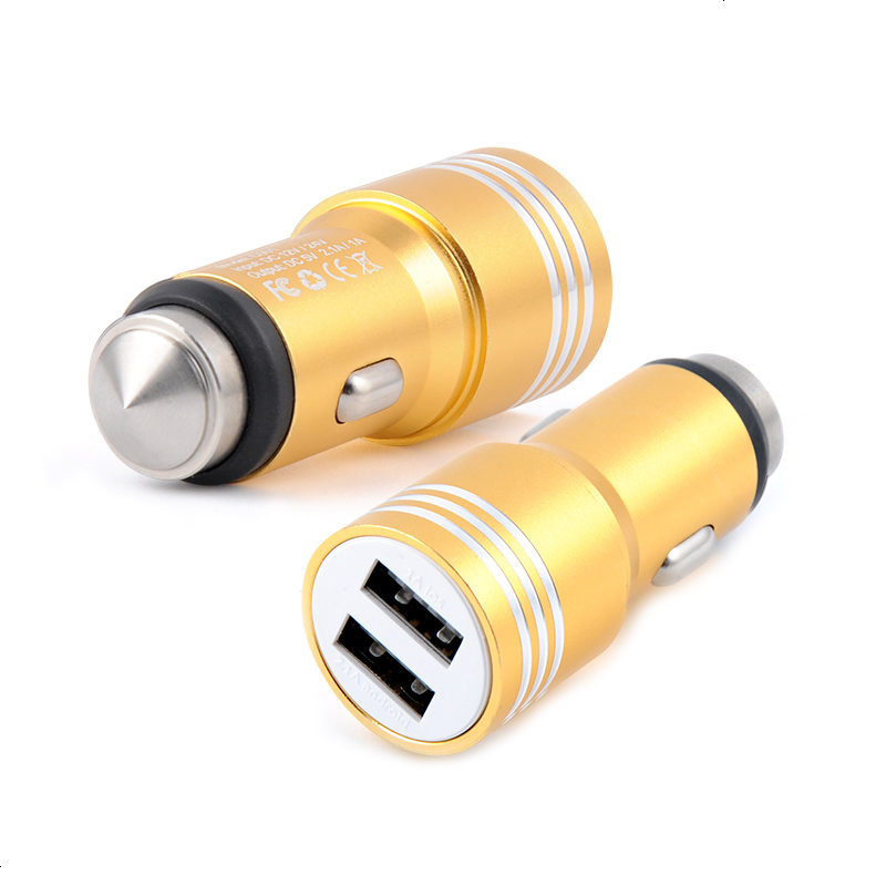 适用西柏 车载充电器型多功能通用手机2双usb汽车充双多