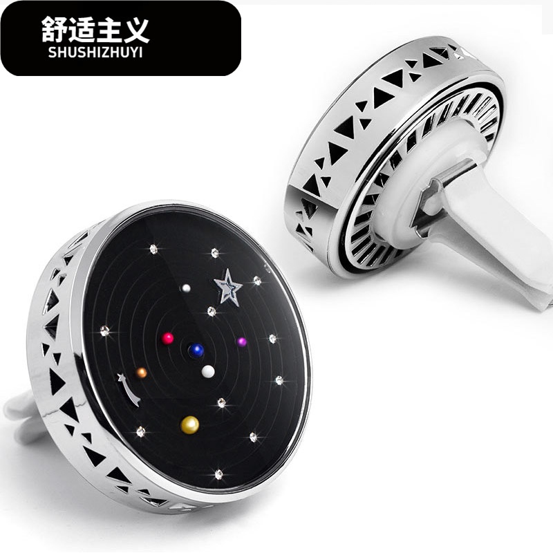 适用于宝马汽车出风口香水夹空风口固体香膏创意车载车用除味