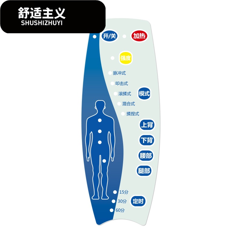 小车专用加热按摩汽车坐垫背部坐部双区加热12V小车通用尺寸坐垫