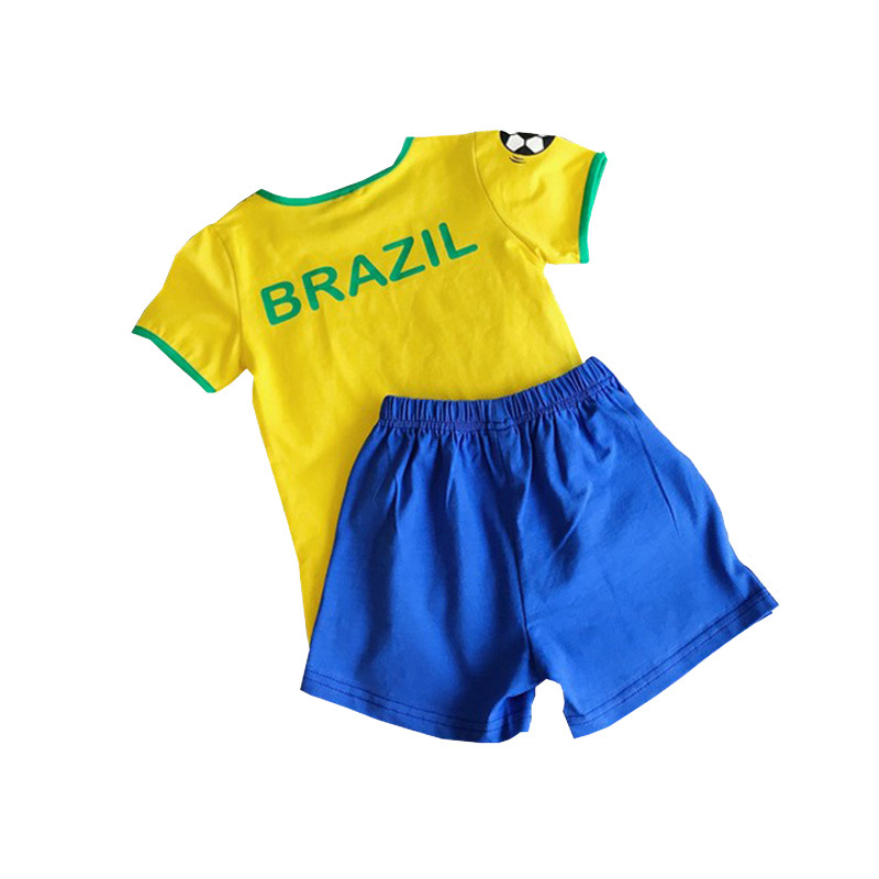 2018世界杯德国阿根廷巴西西班牙儿童球衣男女足球服运动套装队服
