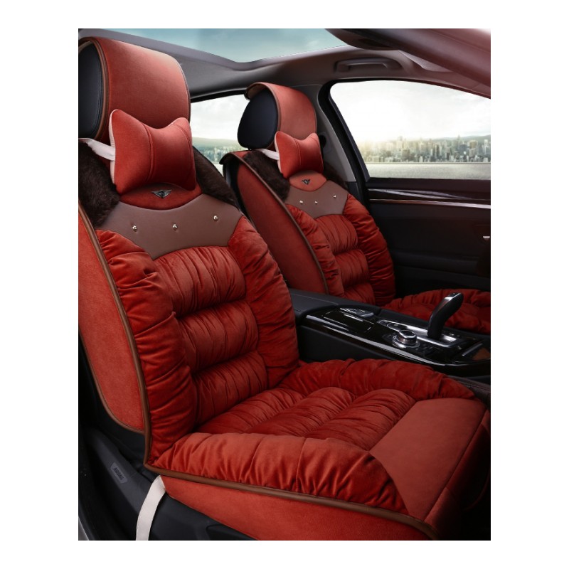 冬季短毛绒汽车坐垫全新雪佛兰迈锐宝XL科鲁兹科帕奇新赛欧创酷乐风RV爱唯欧宝骏560 630 310 610全包围座垫套