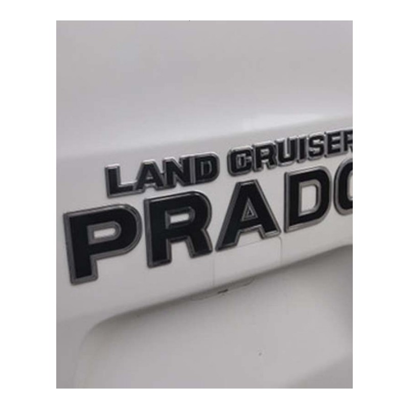 丰田霸道普拉多 中东版后备胎PRADO 车标后备胎车贴 立体字母