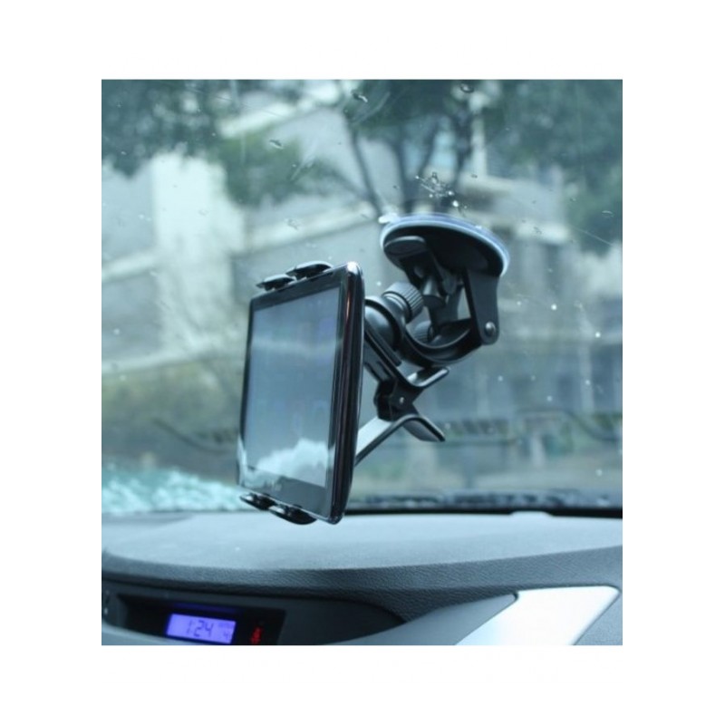 手机GPS导航仪行车记录仪4-7寸通用吸盘夹式汽车车载支架