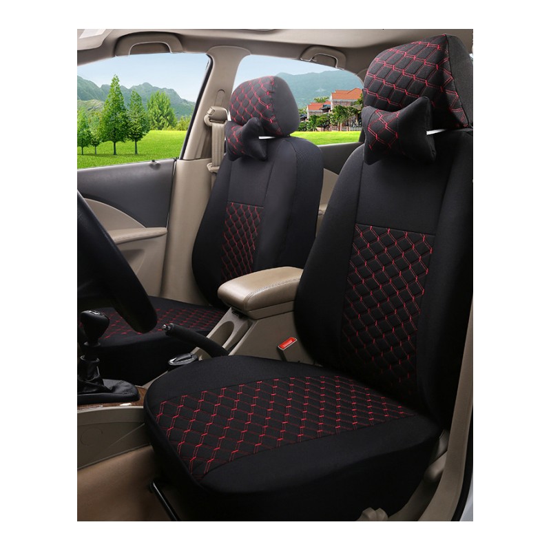 新老捷达赛欧夏利N3N5A+比亚迪F0F3V3菱悦汽车坐垫套座套四季通用