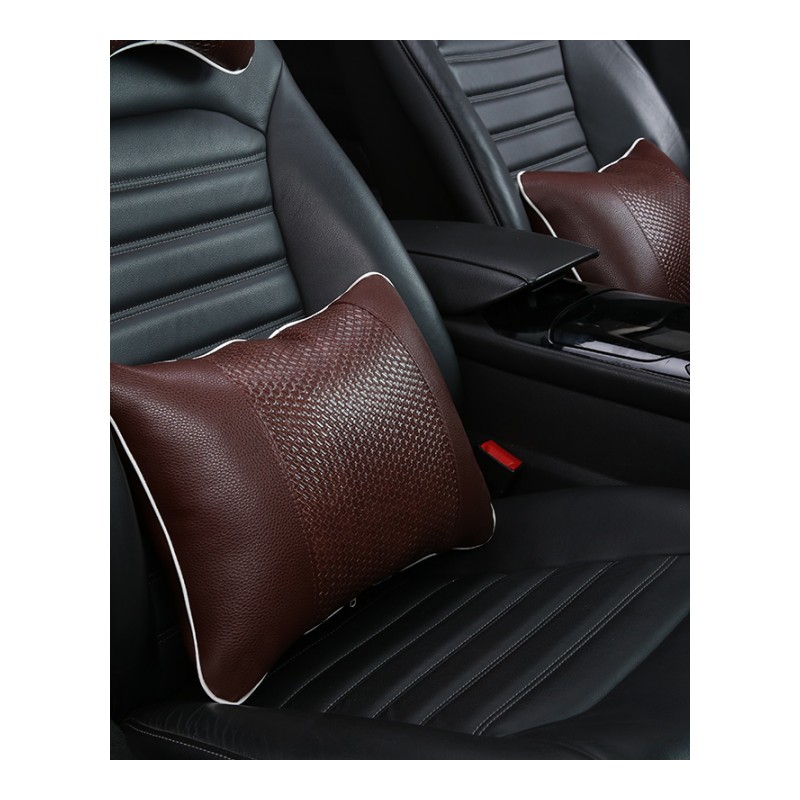 汽车头枕护颈枕车用车载内一对颈椎枕座椅枕头四件套装内饰用品