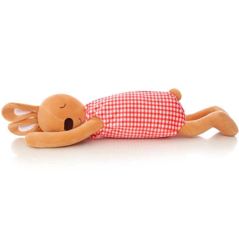 抱着睡觉安抚小兔子可爱宝宝长条抱枕头毛绒玩具可爱公仔娃娃女孩