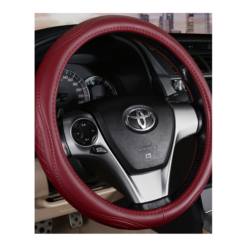 丰田汉兰达凯美瑞卡罗拉锐志RAV4普拉多威驰皇冠通用汽车方向盘套