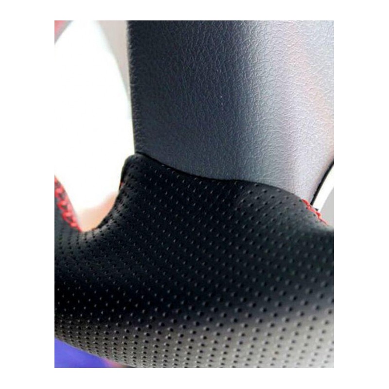 真皮手缝方向盘套适用于东南菱悦V3汽车内饰改装四季全包把套包邮